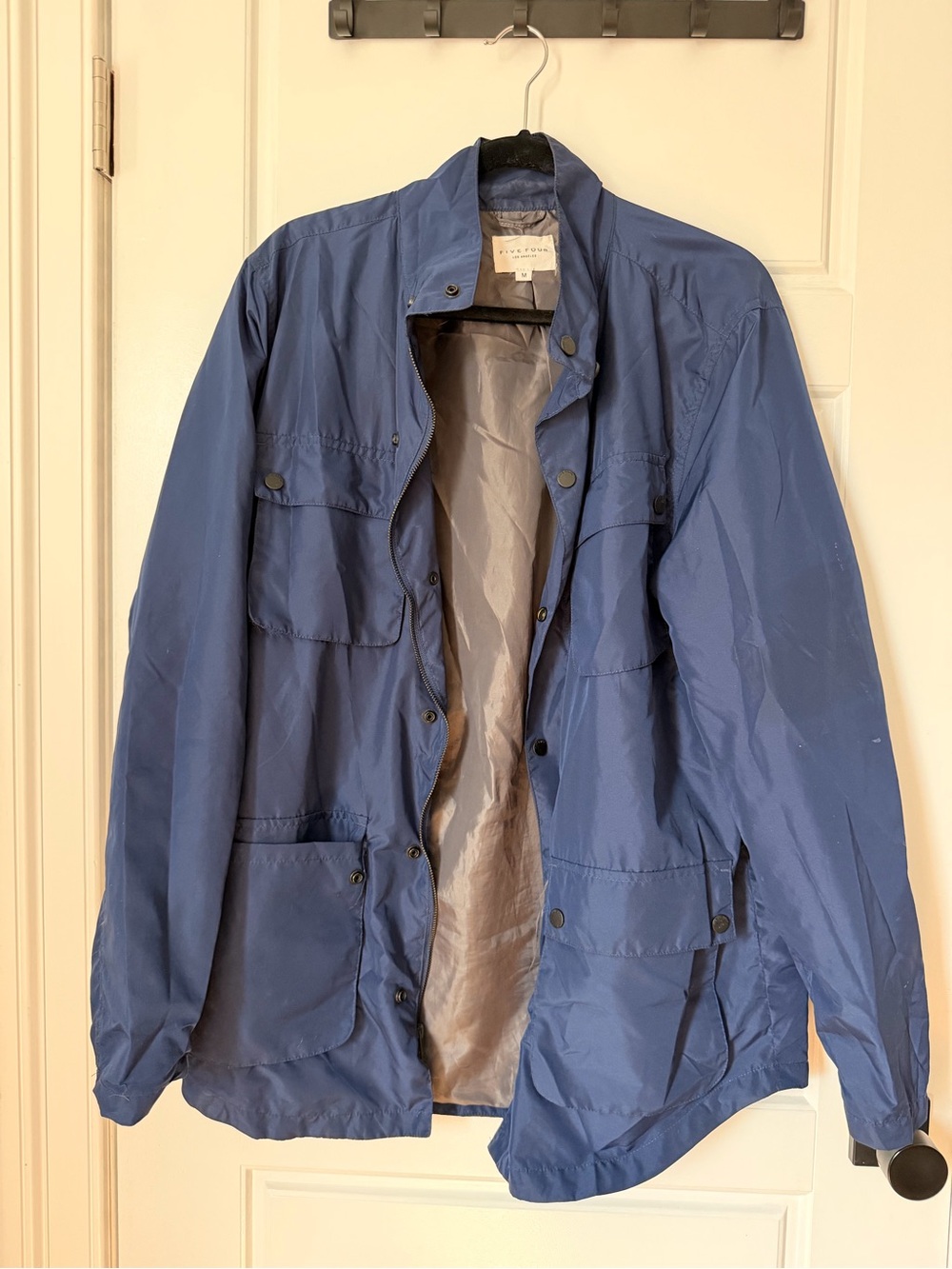 Five Four Lightweight Blue Shirt Jacket